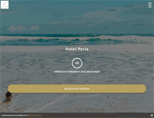 Tablet Screenshot of hotelperlabenidorm.com